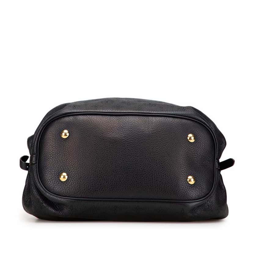 Louis Vuitton Monogram Mahina L Black Leather Good condition - Inside View