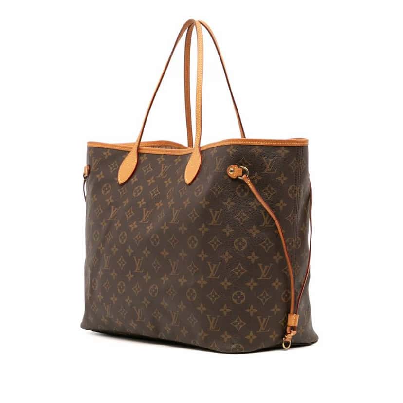 Louis Vuitton Monogram Neverfull GM Brown Canvas Good condition - Back View