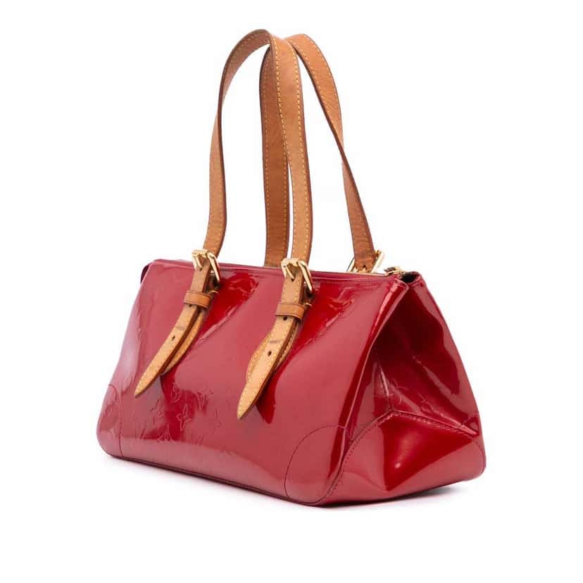 Louis Vuitton Monogram Vernis Rosewood Avenue Red Leather Good condition - Back View