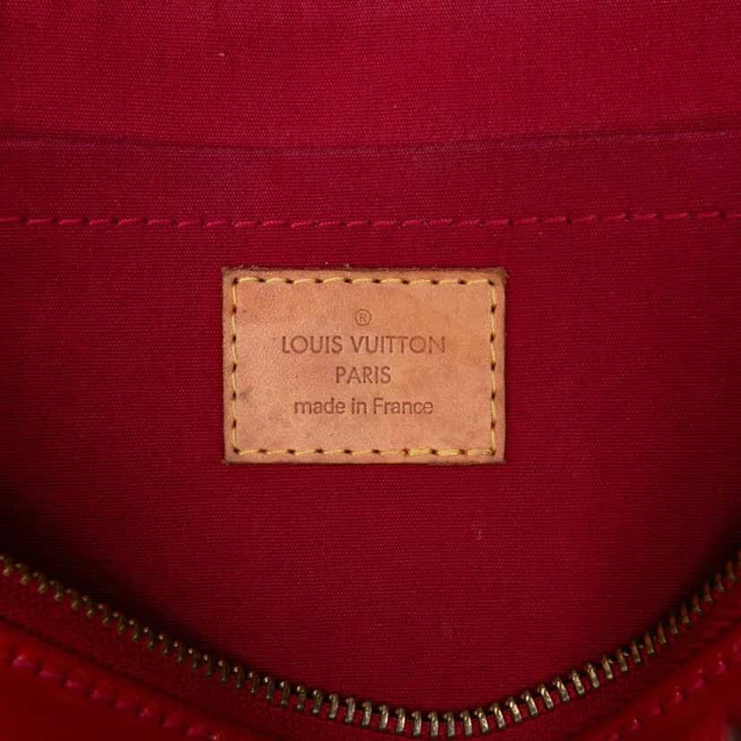 Louis Vuitton Monogram Vernis Rosewood Avenue Red Leather Good condition - Box View