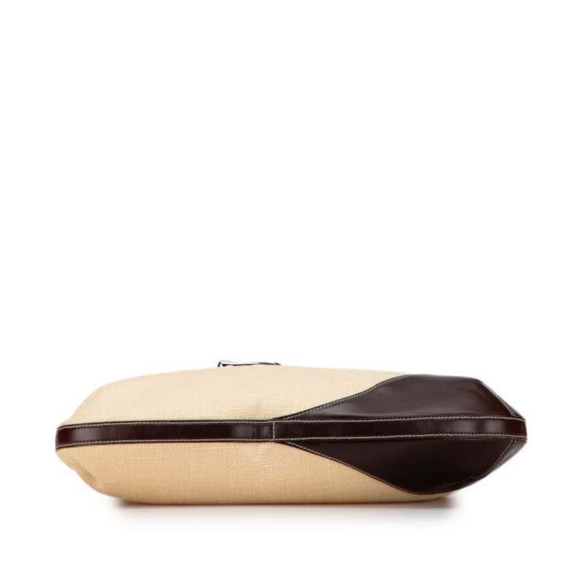 Gucci Raffia Hasler Hobo Brown Good condition - Inside View