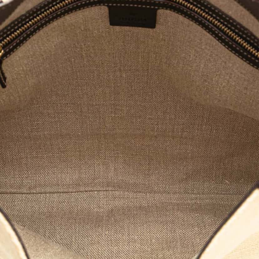 Gucci Raffia Hasler Hobo Brown Good condition - Model View