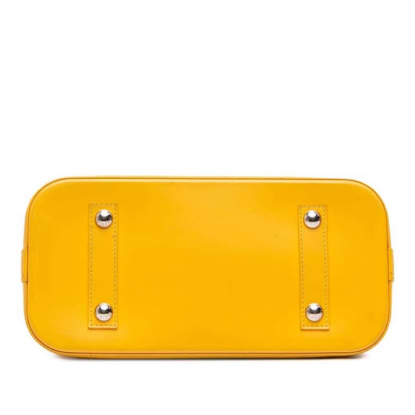 Louis Vuitton Epi Alma PM Yellow Leather Good condition - Inside View