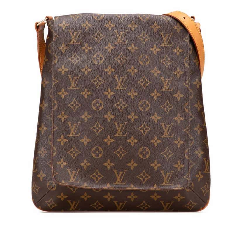 Louis Vuitton Monogram Musette Salsa GM Brown Canvas Good condition - Front View