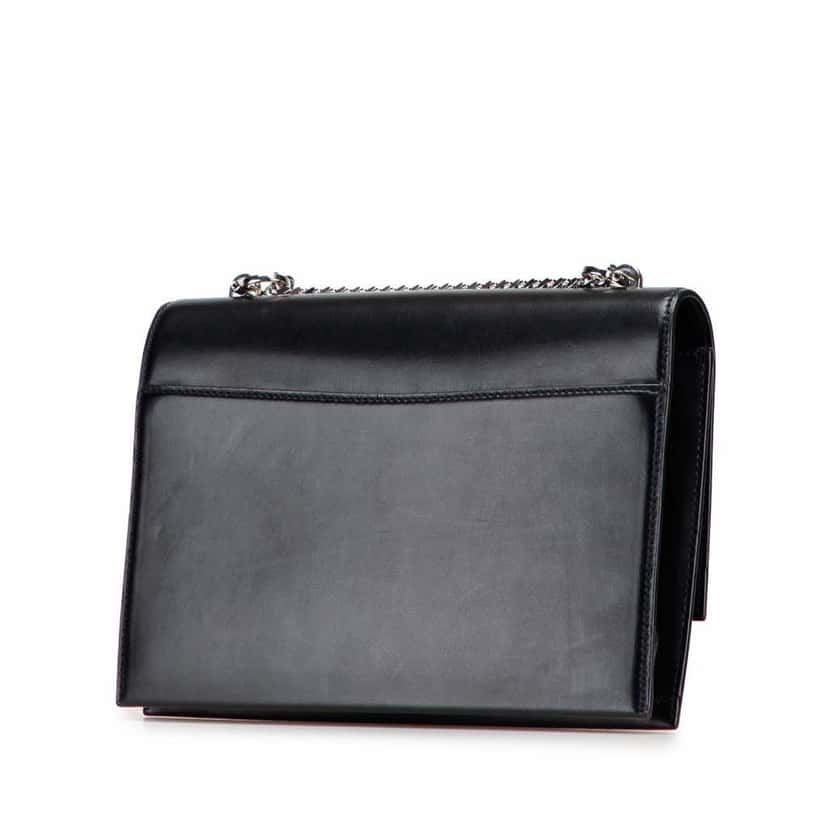 Saint Laurent Medium Leather Babylone Crossbody Black Leather Good condition - Back View