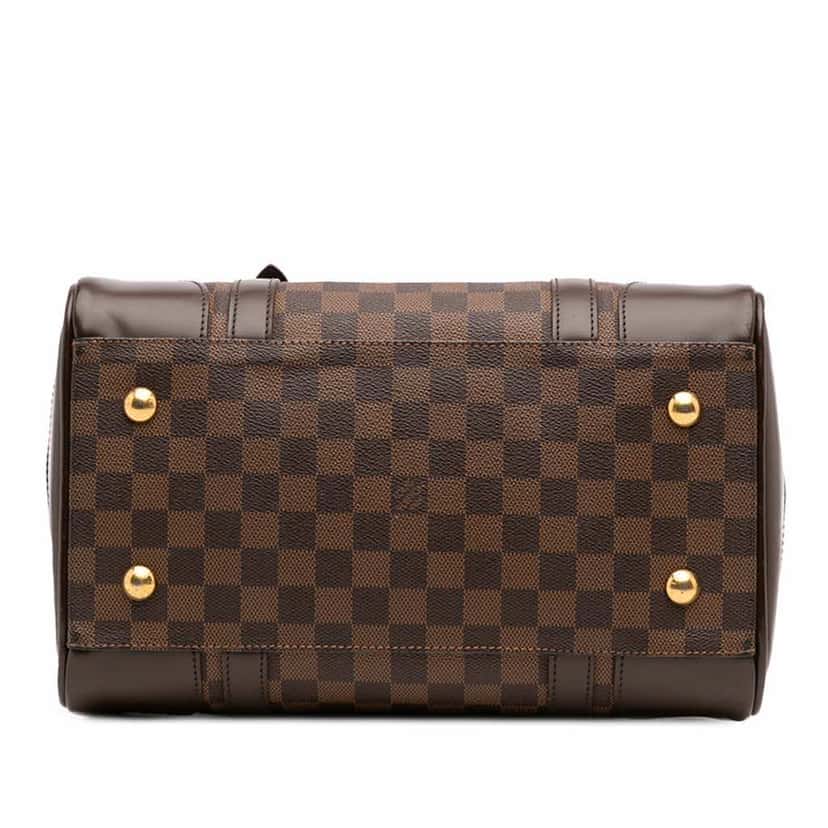 Louis Vuitton Damier Ebene Berkeley Brown Canvas Good condition - Inside View