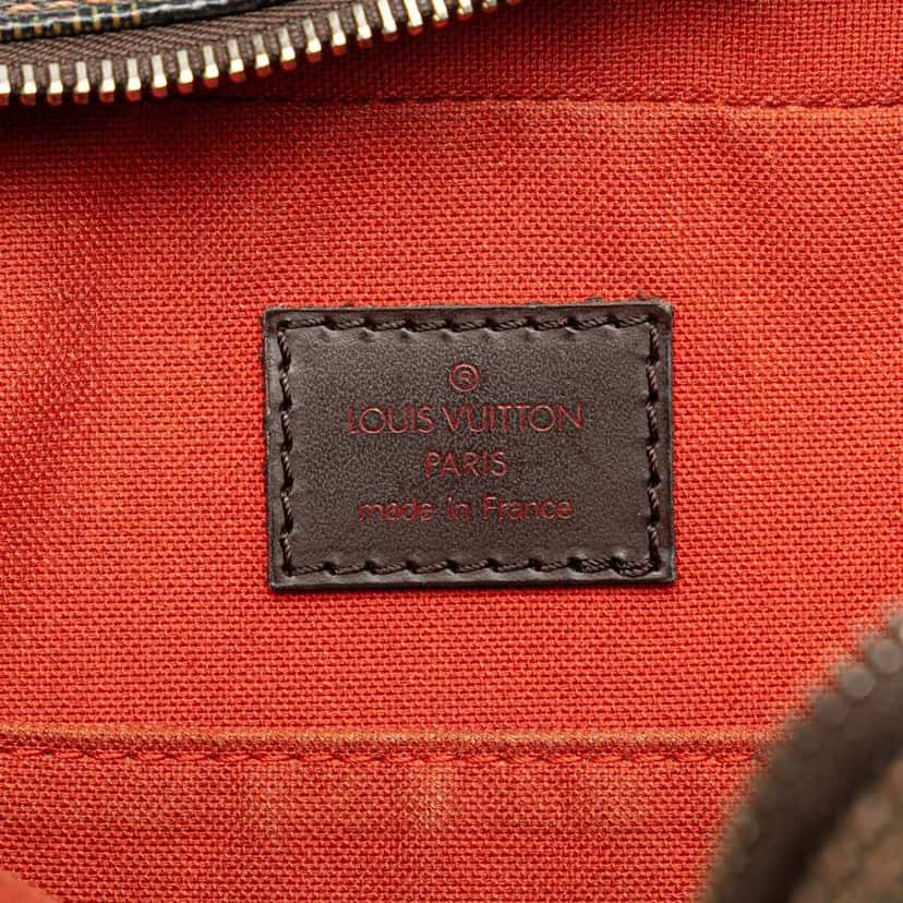 Louis Vuitton Damier Ebene Olav PM Brown Canvas Good condition - Box View