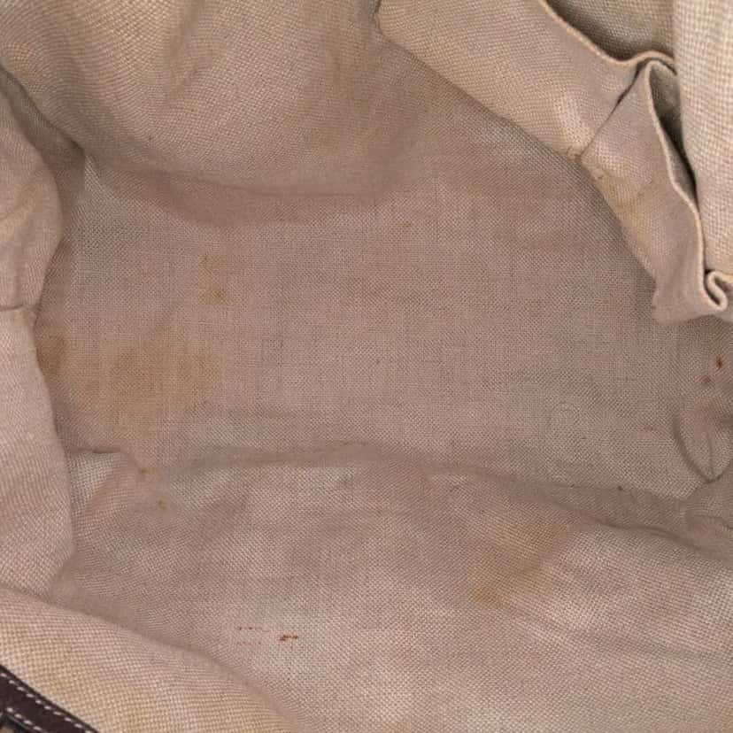Gucci GG Canvas Icon Bit Tote Brown Canvas Good condition - Model View
