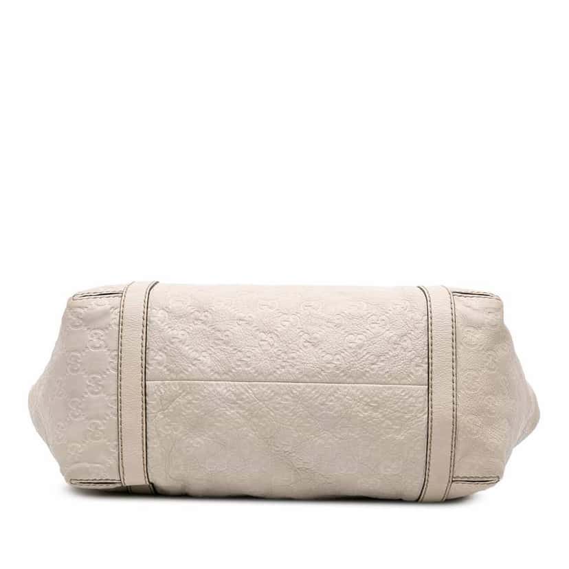Gucci Guccissima New Ladies Tote White Leather Good condition - Inside View