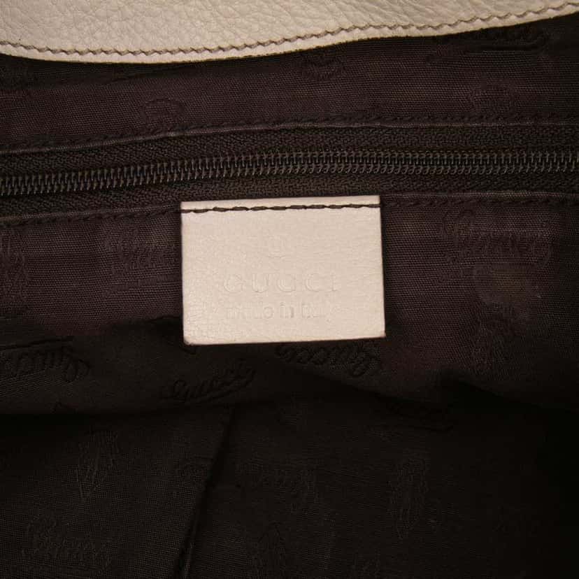 Gucci Guccissima New Ladies Tote White Leather Good condition - Box View