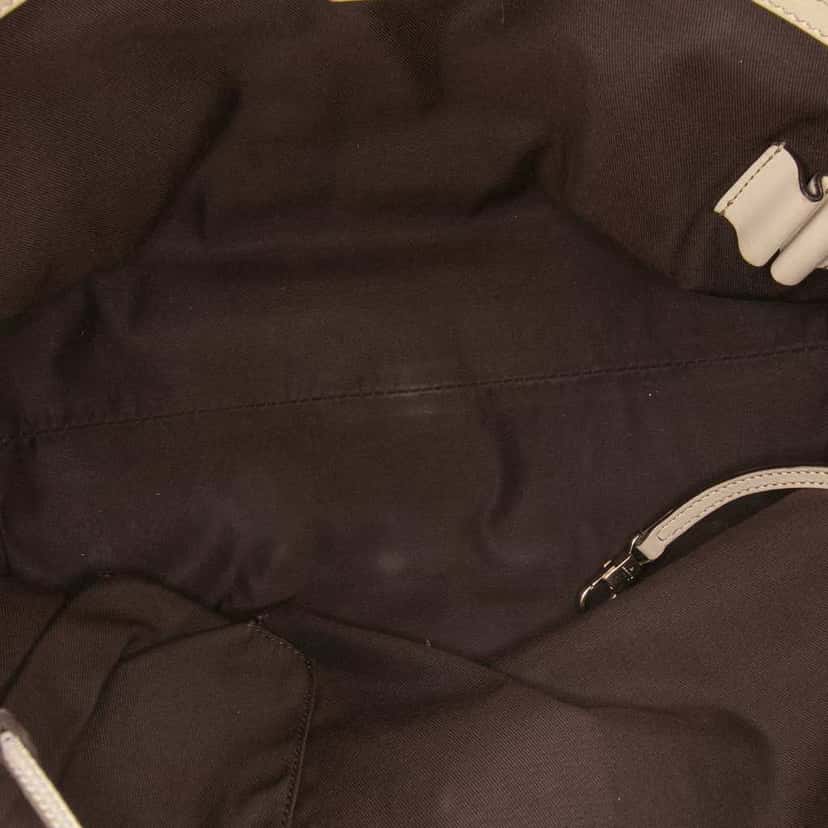 Gucci GG Canvas Punch Tote Brown Canvas Fair condition - Model View