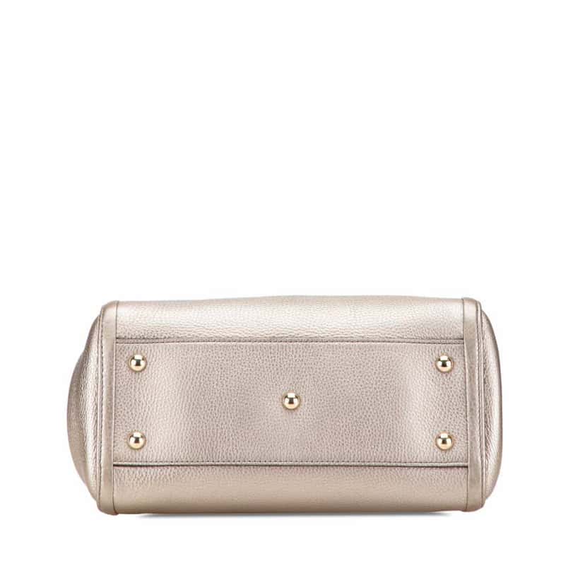 Gucci Small Leather Soho Satchel Gold Leather Good condition - Inside View