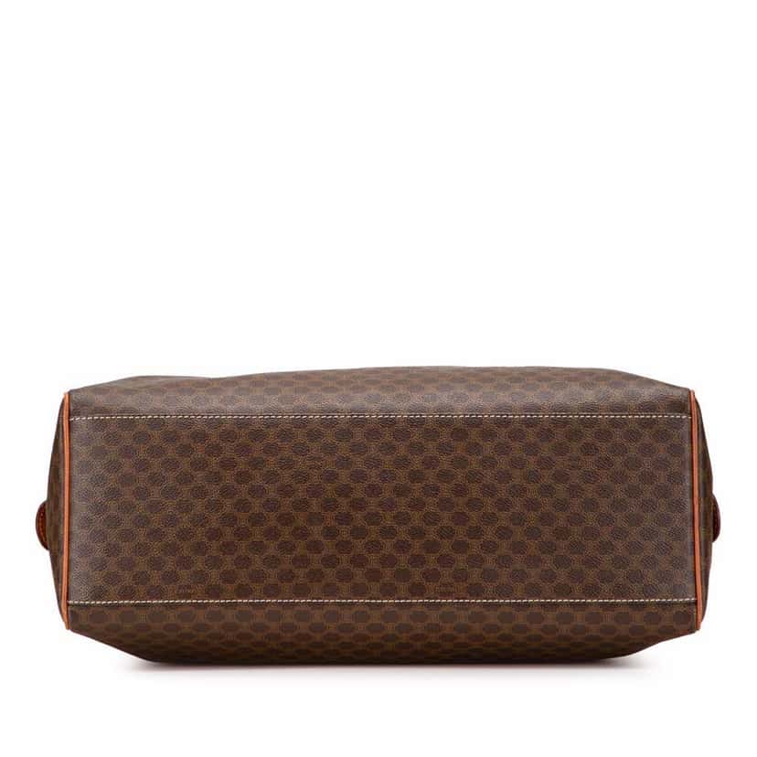 Celine Macadam Coated Canvas Duffle Bag Brown Canvas Good condition - Inside View
