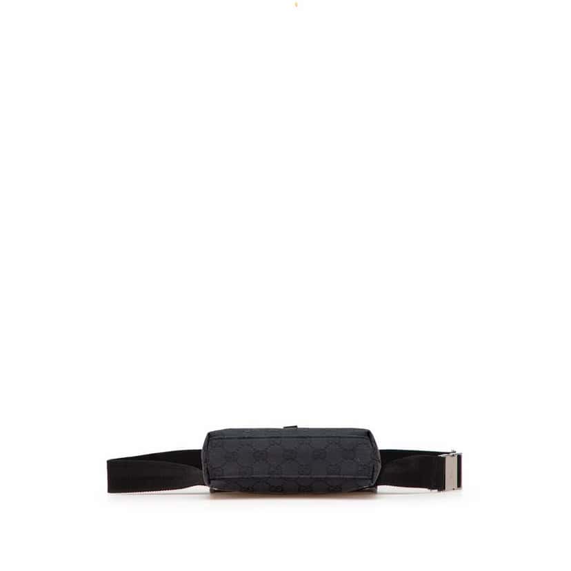 Gucci GG Canvas Jackie Belt Bag Black Canvas Very good condition - Inside View
