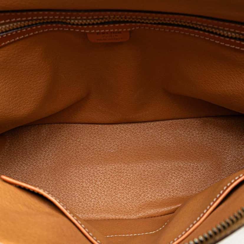 Celine Macadam Coated Canvas Satchel Brown Canvas Good condition - Model View