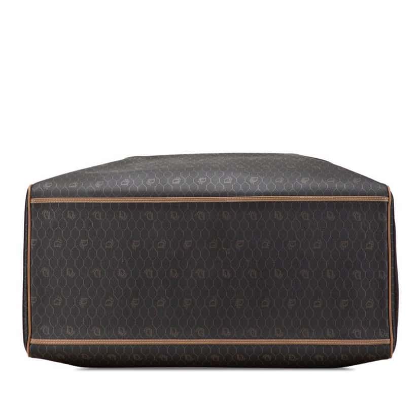 Dior Honeycomb Coated Canvas Travel Bag Black Canvas Good condition - Inside View