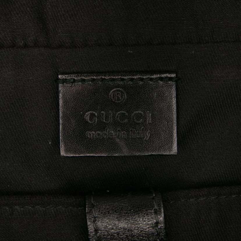 Gucci Medium Leather Diamante Bright Business Bag Black Leather Good condition - Box View