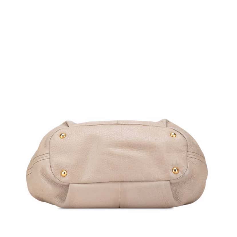 Prada Vitello Daino Open Convertible Tote Brown Leather Good condition - Inside View
