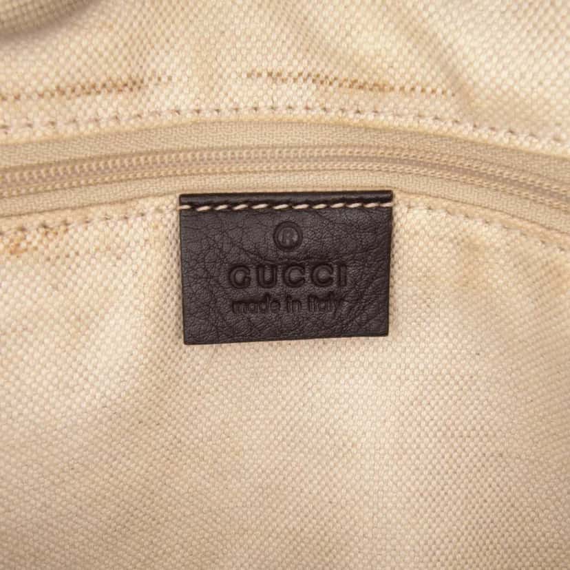 Gucci GG Canvas Sukey Satchel Brown Canvas Good condition - Box View