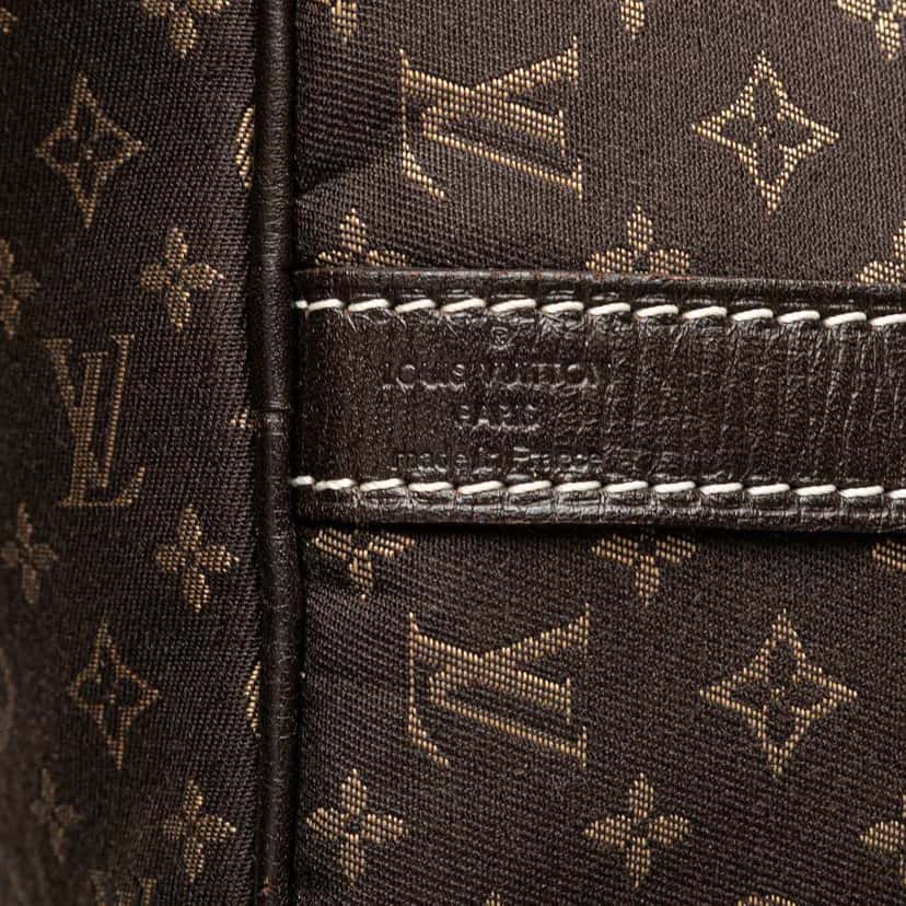 Louis Vuitton Monogram Mini Lin Speedy Bandouliere 30 Brown Canvas Good condition - Model View