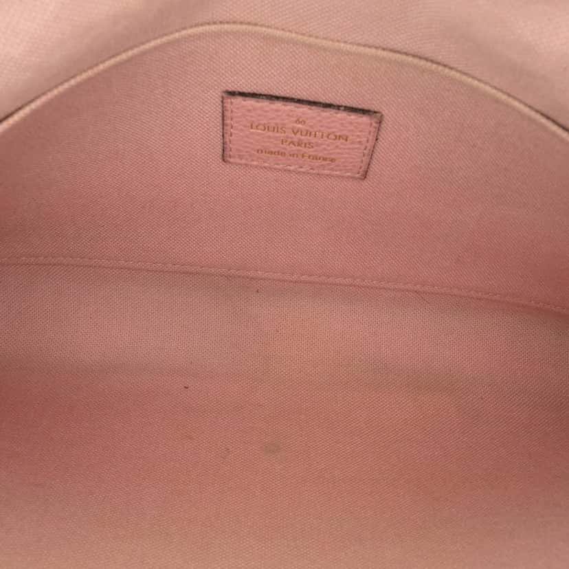 Louis Vuitton Monogram Empreinte Pochette Felicie Pink Leather Good condition - Model View