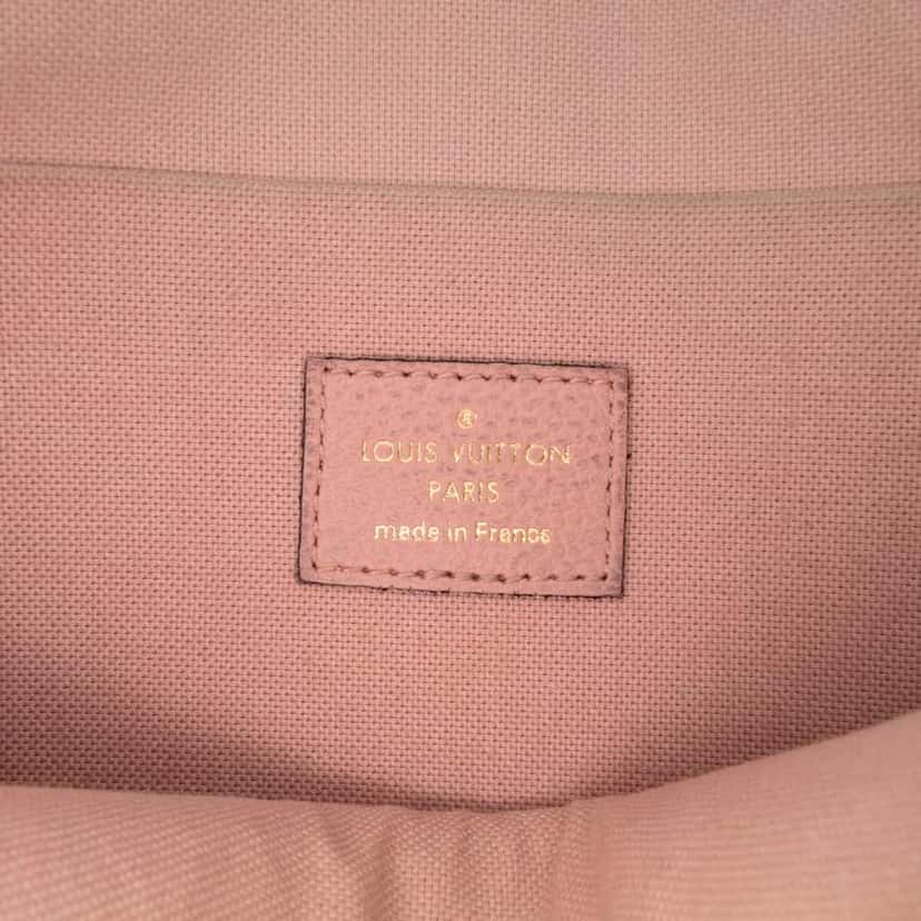 Louis Vuitton Monogram Empreinte Pochette Felicie Pink Leather Good condition - Box View
