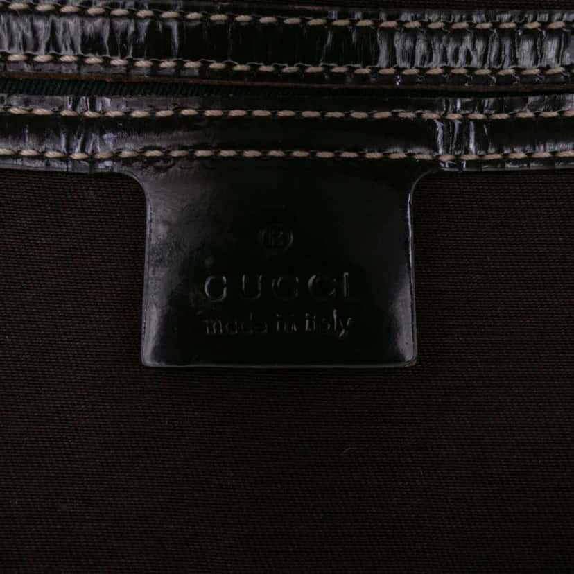 Gucci Medium GG Supreme Joy Boston Bag Brown Canvas Good condition - Box View