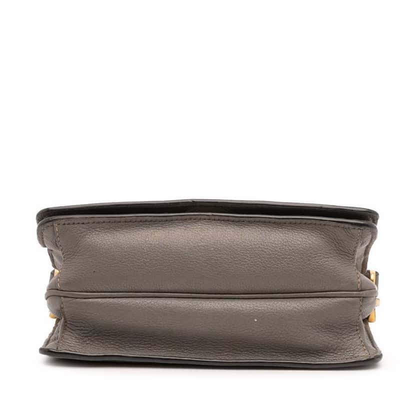 Prada Vitello Daino Flap Crossbody Brown Leather Good condition - Inside View