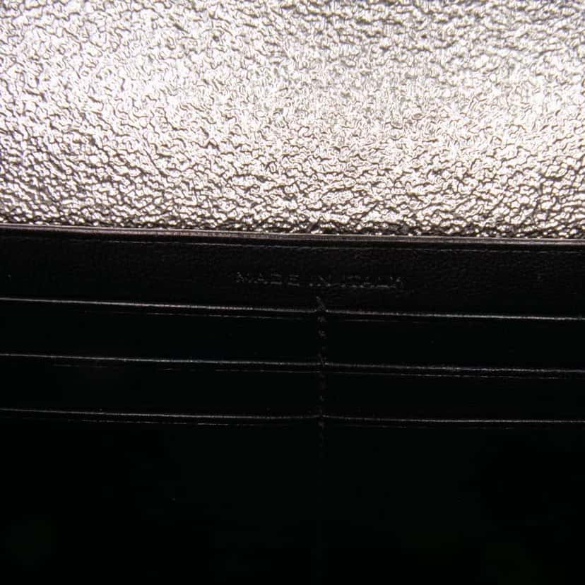 Saint Laurent Metallic Calfskin Monogram Kate Tassel Wallet on Chain Gold Leather Good condition - Box View