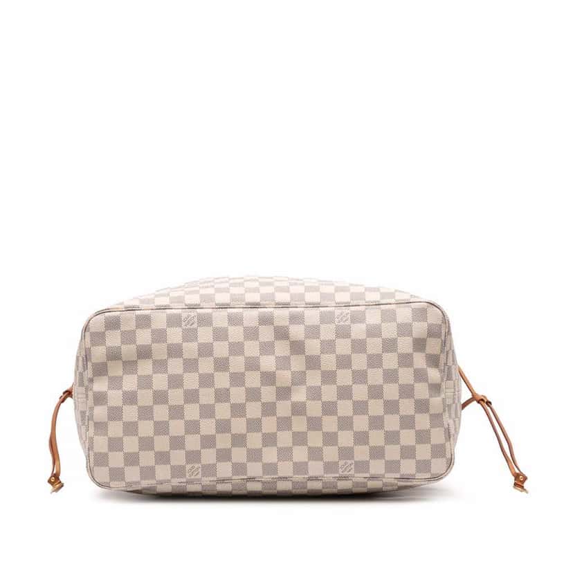 Louis Vuitton Damier Azur Neverfull GM White Canvas Good condition - Inside View