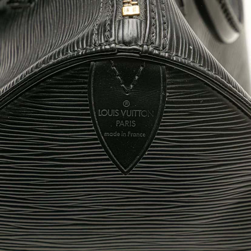 Louis Vuitton Epi Speedy 30 Black Leather Good condition - Box View