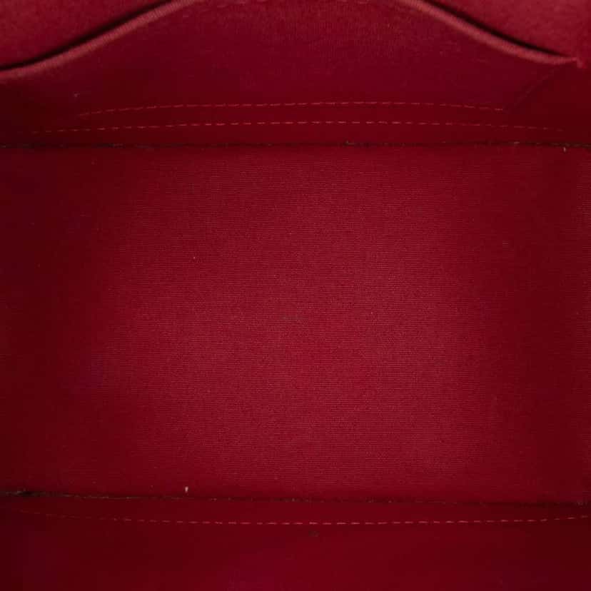 Louis Vuitton Monogram Vernis Alma BB Red Leather Good condition - Model View