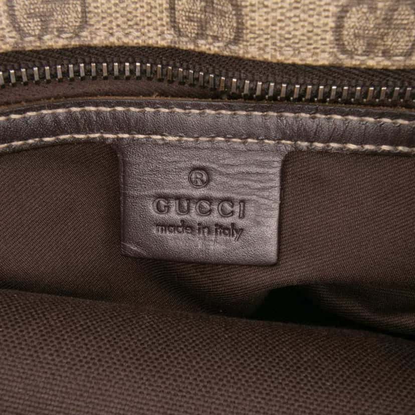 Gucci GG Supreme Tote Brown Canvas Good condition - Box View