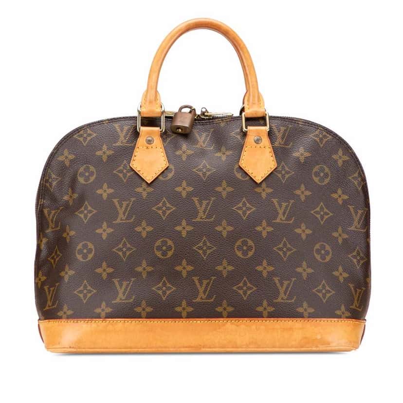 Louis Vuitton Monogram Alma PM Brown Canvas Good condition - Front View