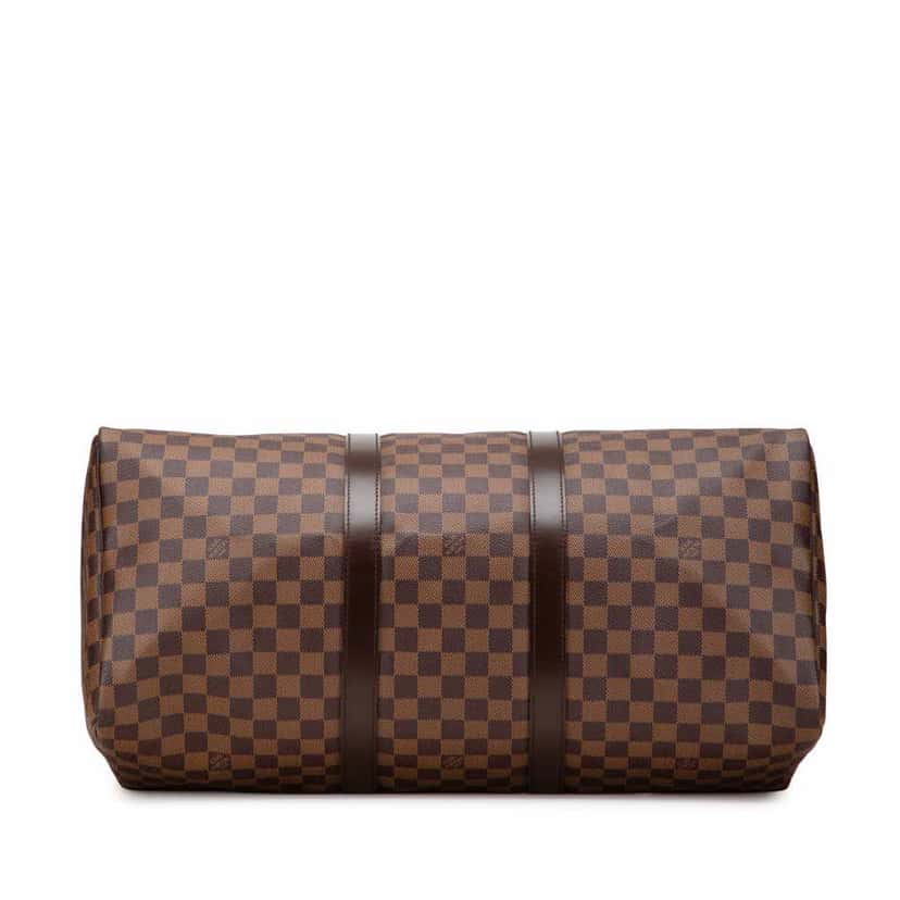 Louis Vuitton Damier Ebene Keepall 50 Brown Canvas Fair condition - Inside View