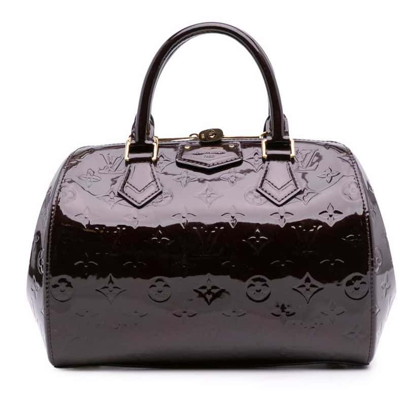 Louis Vuitton Monogram Vernis Montana Purple Leather Good condition - Front View