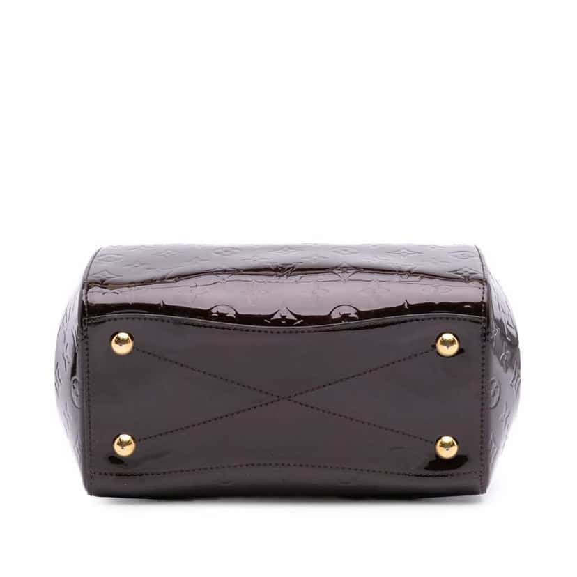 Louis Vuitton Monogram Vernis Montana Purple Leather Good condition - Inside View