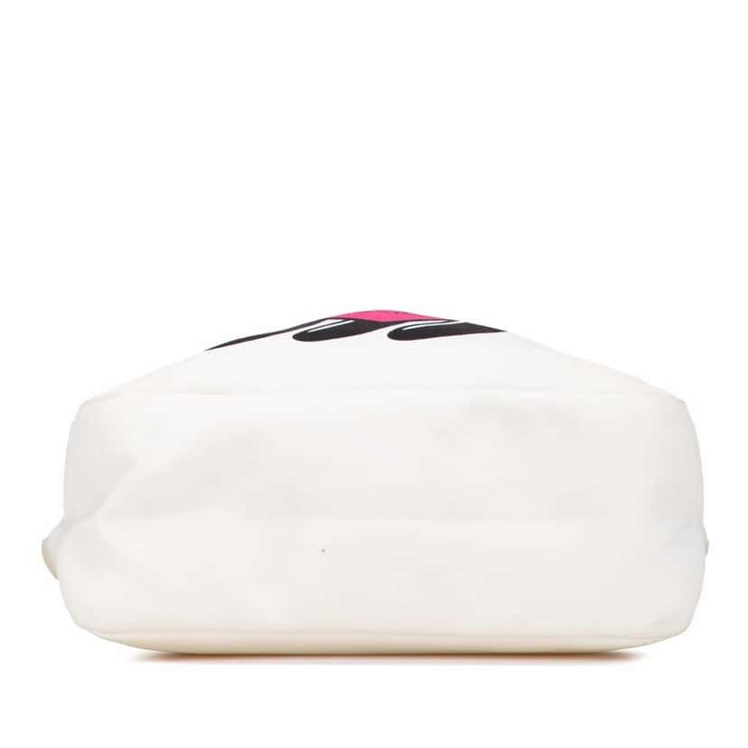 Prada Canapa Banana Print Tote White Canvas Good condition - Inside View