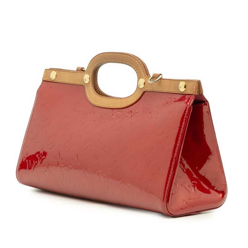 Louis Vuitton Monogram Vernis Roxbury Drive Red Leather Good condition - Back View
