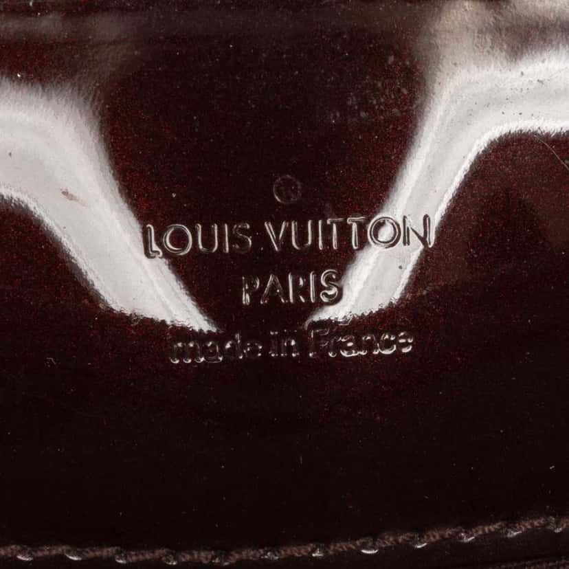 Louis Vuitton Monogram Vernis Melrose Avenue Purple Leather Good condition - Box View