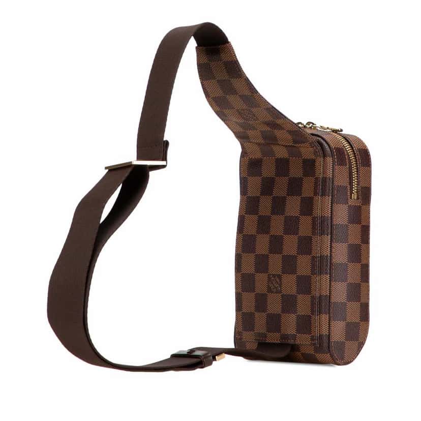 Louis Vuitton Damier Ebene Geronimos Brown Canvas Good condition - Back View