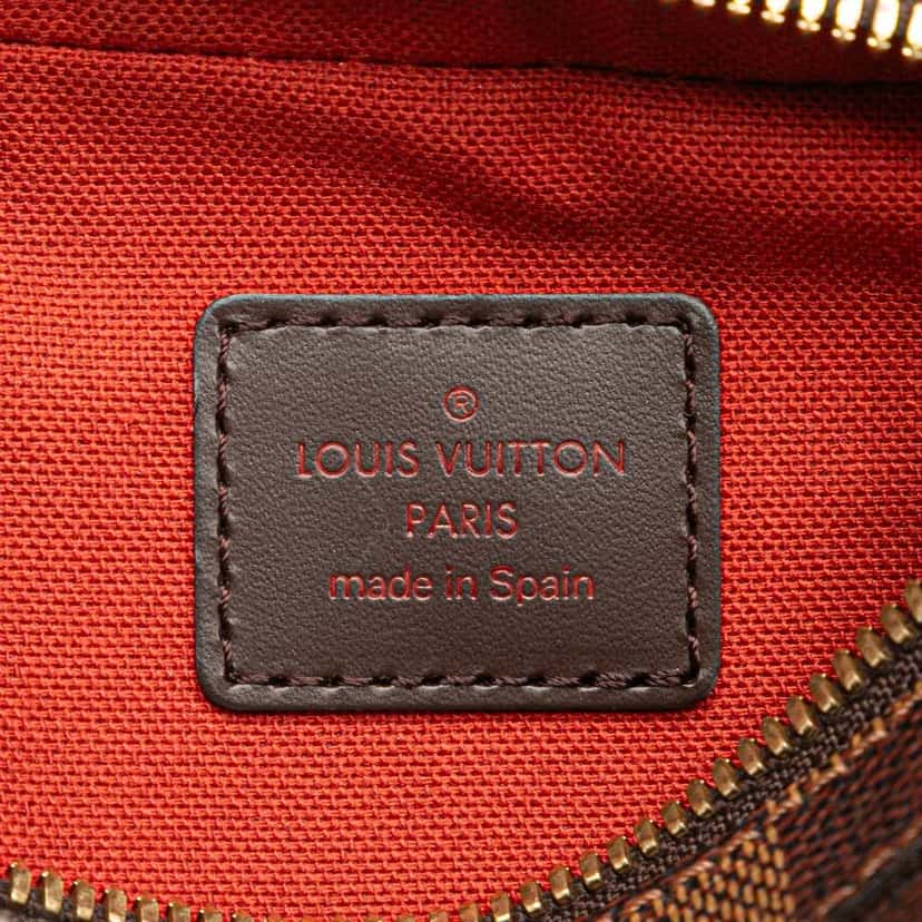 Louis Vuitton Damier Ebene Geronimos Brown Canvas Good condition - Box View