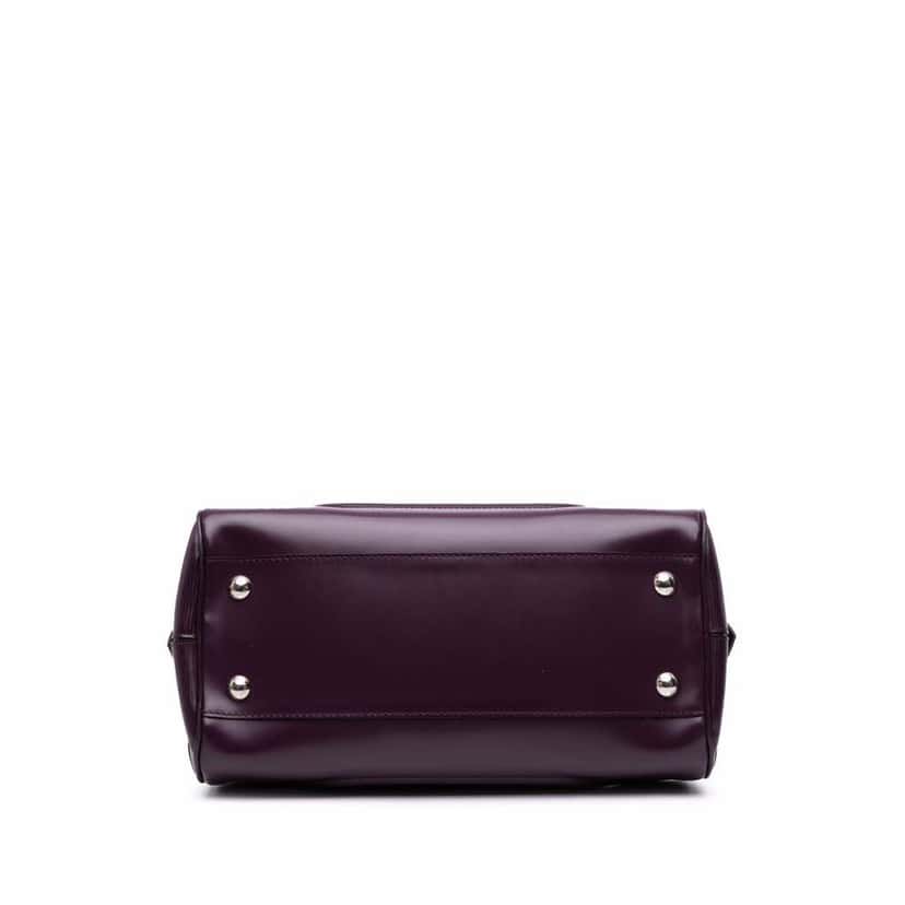 Louis Vuitton Epi Bowling Montaigne PM Purple Leather Good condition - Inside View
