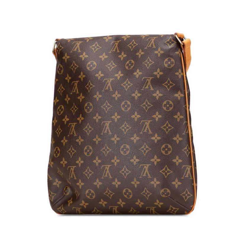 Louis Vuitton Monogram Musette Salsa GM Brown Canvas Good condition - Back View