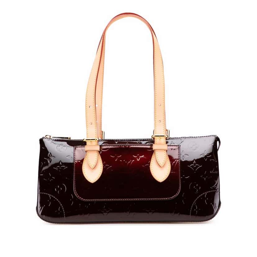 Louis Vuitton Monogram Vernis Rosewood Avenue Purple Leather Good condition - Front View