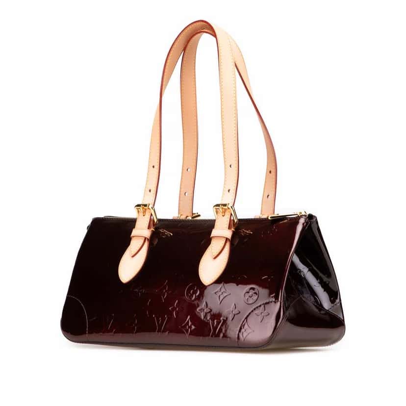 Louis Vuitton Monogram Vernis Rosewood Avenue Purple Leather Good condition - Back View