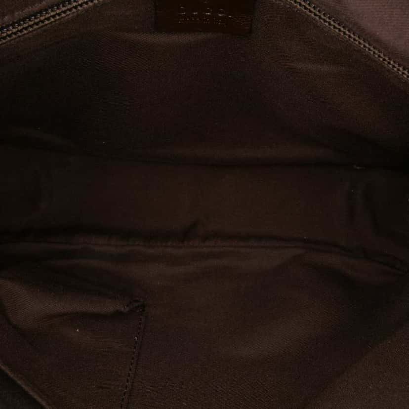 Gucci Small GG Canvas Double Buckle Flap Messenger Bag Brown Canvas Good condition - Model View