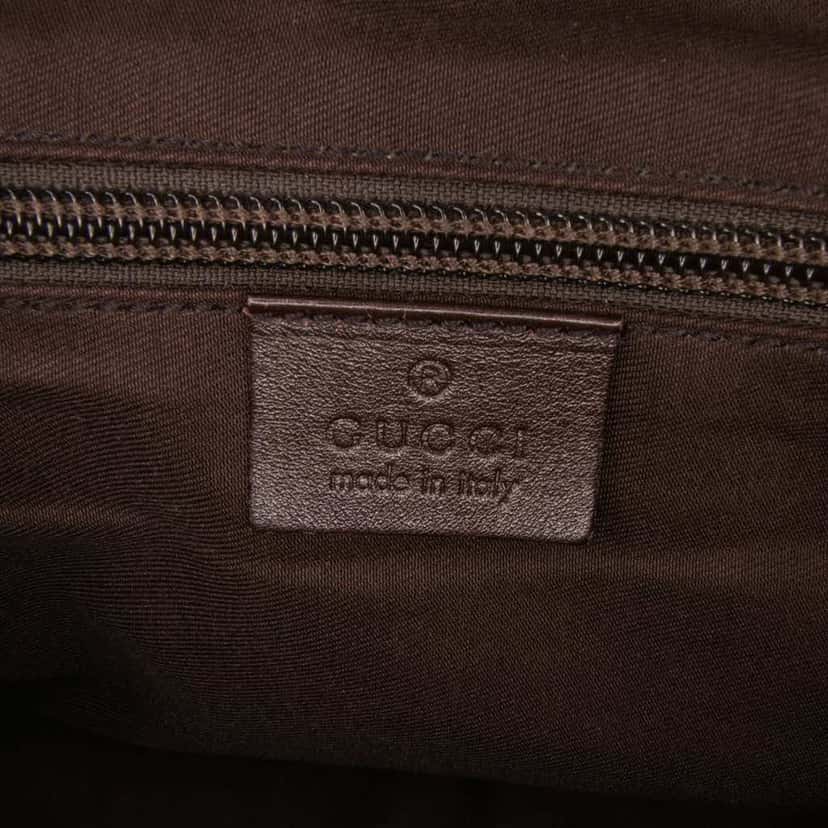 Gucci Small GG Canvas Double Buckle Flap Messenger Bag Brown Canvas Good condition - Box View