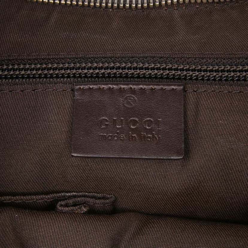 Gucci GG Canvas Web Crossbody Brown Canvas Good condition - Box View