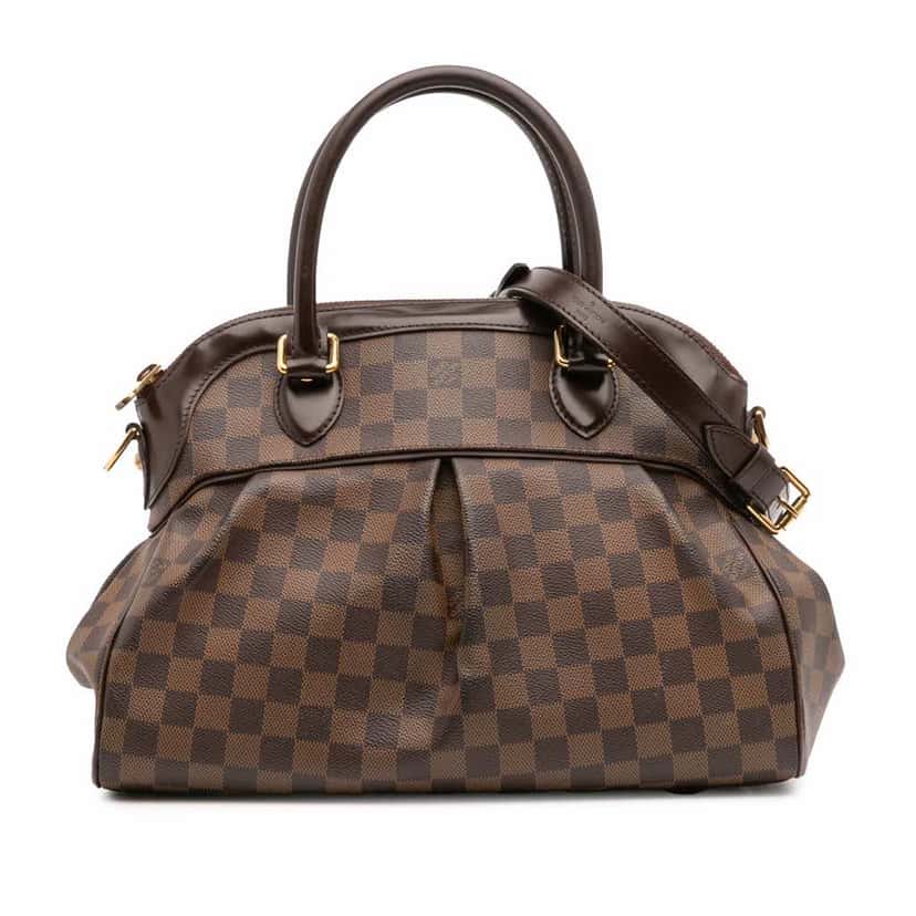 Louis Vuitton Damier Ebene Trevi PM Brown Canvas Good condition - Front View